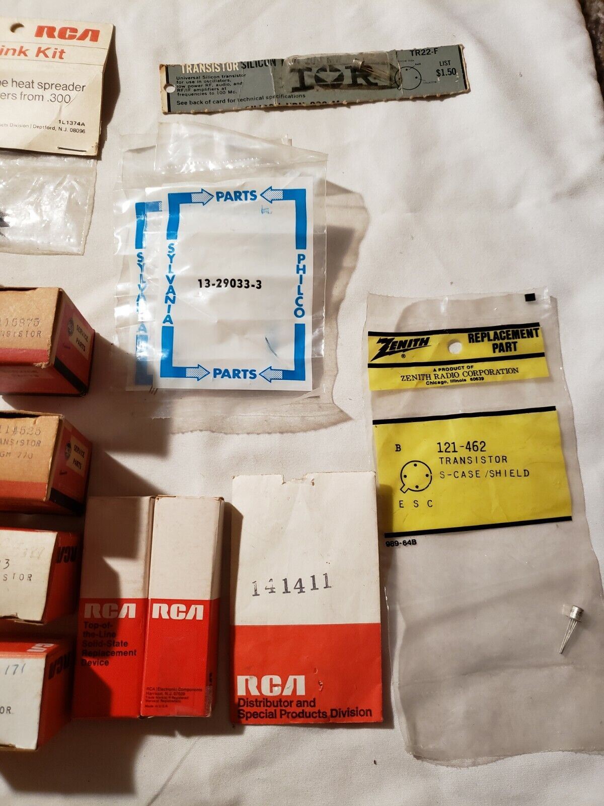 Large Lot of Vintage Transistors Diodes and Relay Sockets Power Amp 30+ Parts