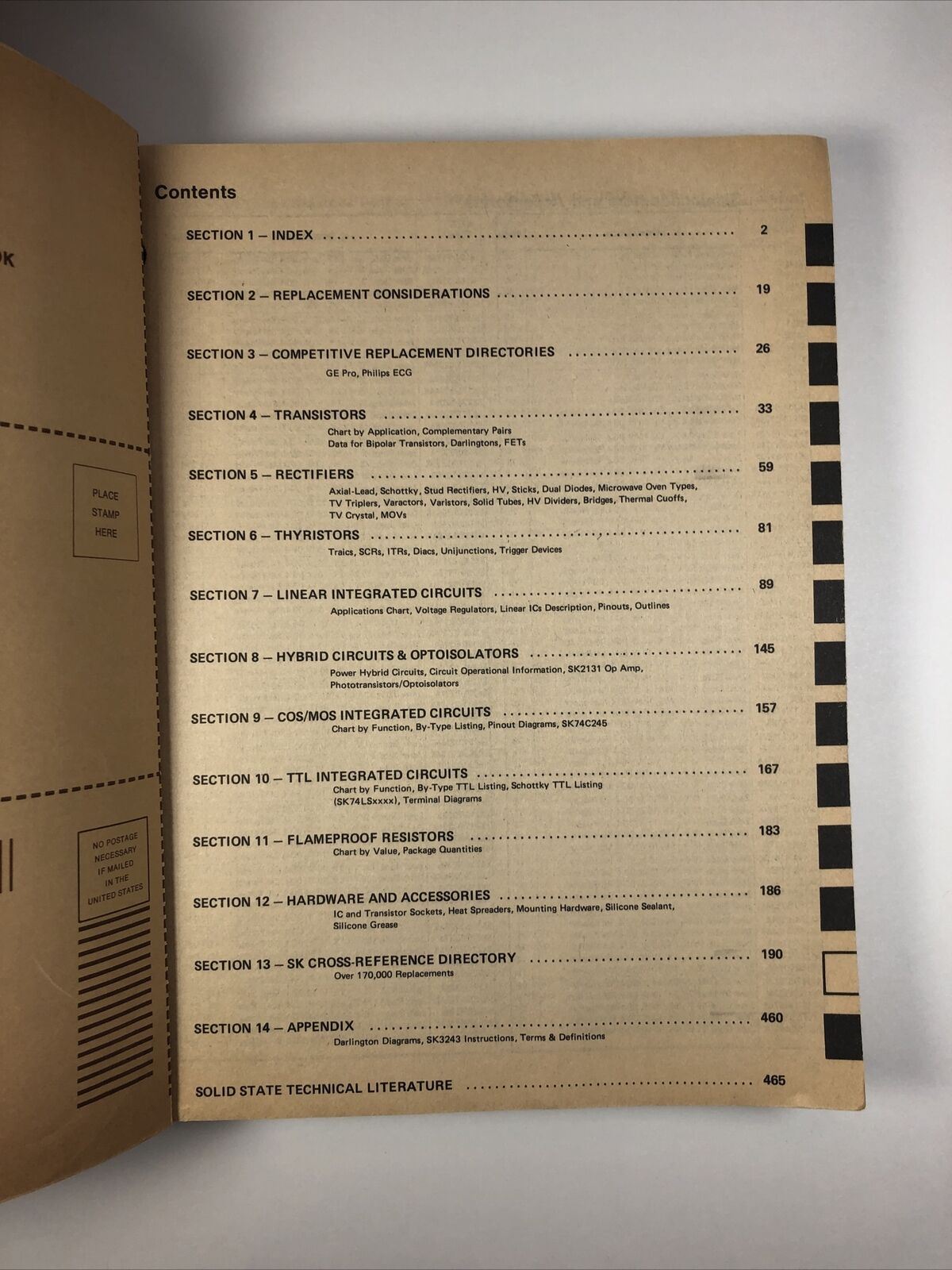 Vintage RCA SK Series Guide to Reliable Replacements SKG202A 1982 Solid State