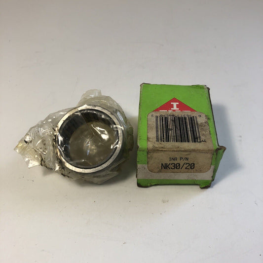 INA NK30/20 Needle Roller Bearing 30 mm Bore, 40 mm OD, 20 mm