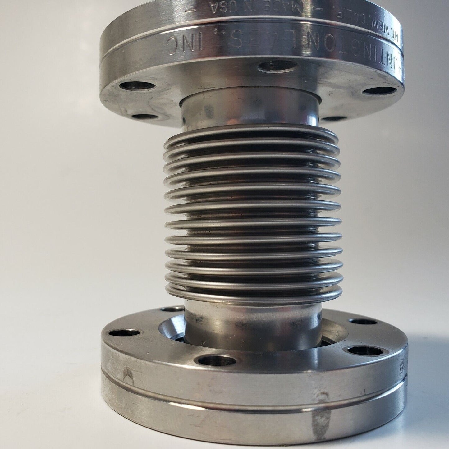 DN35CF-DN40CF 2.75" CF Conflat Metal Flex Bellows 3" Long, Knife Edge