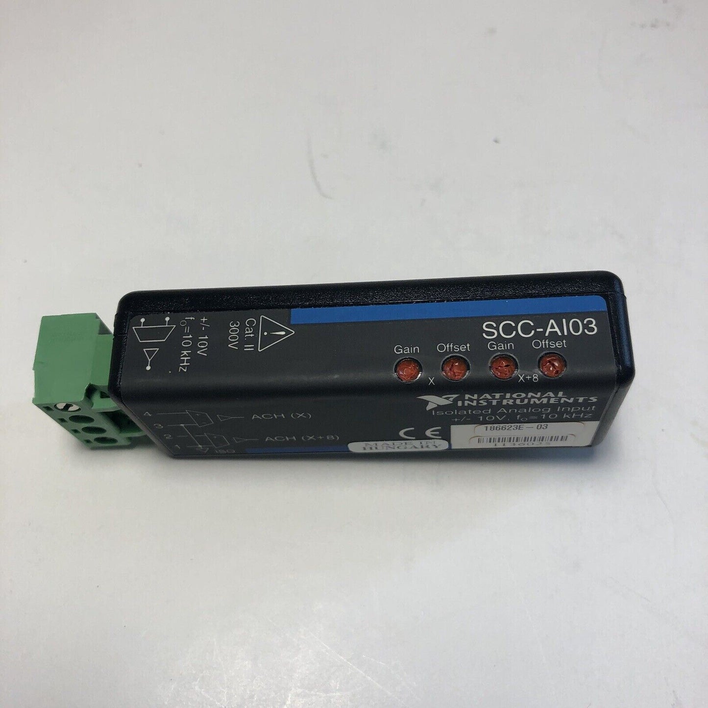 NI National Instruments SCC-AI03 2-Channel Isolated Analog Input +/- 10V, 10 kHz