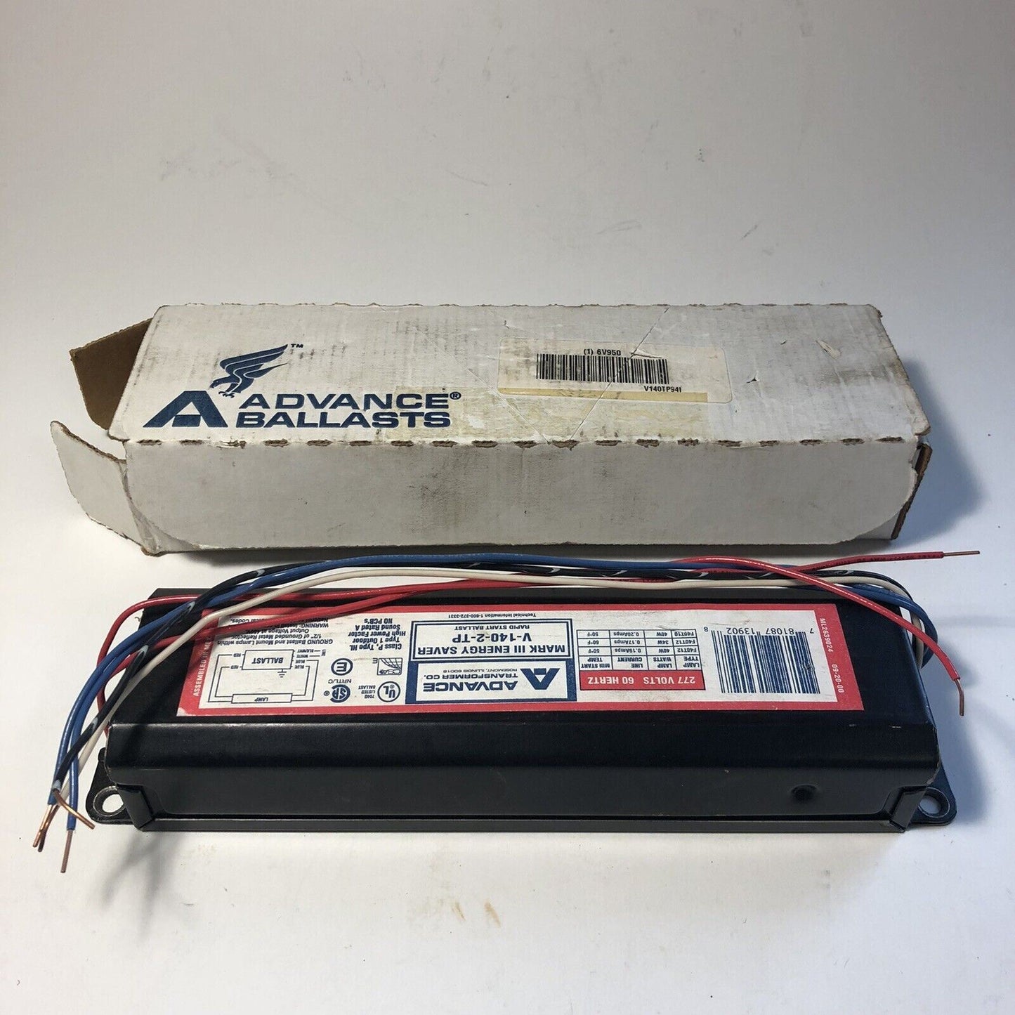 Advance V-140-2-TP 277-Volt Mark III Energy Saver Rapid Start Ballast