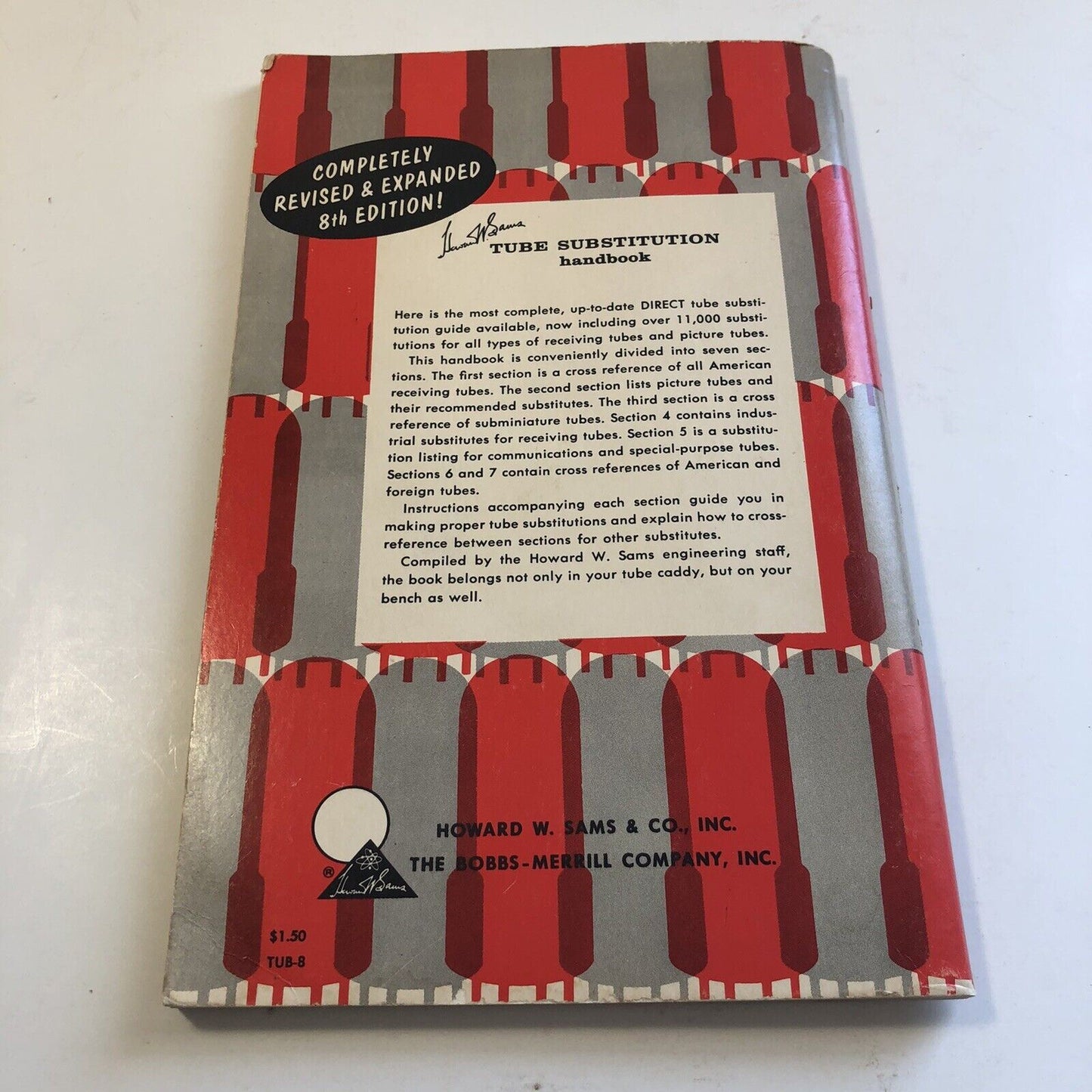 Vintage Howard W. Sams Tube Substitution Handbook, Volume 8, 1964