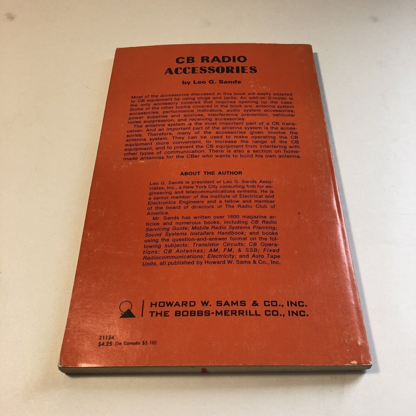 Howard W. Sams 1975 CB Radio Accessories by Leo G. Sands