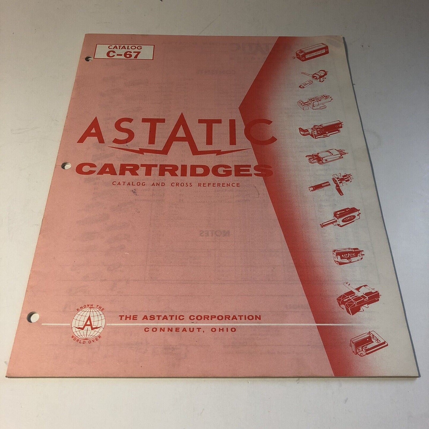 Vintage Astatic Cartridges Catalog & Cross Reference C-67