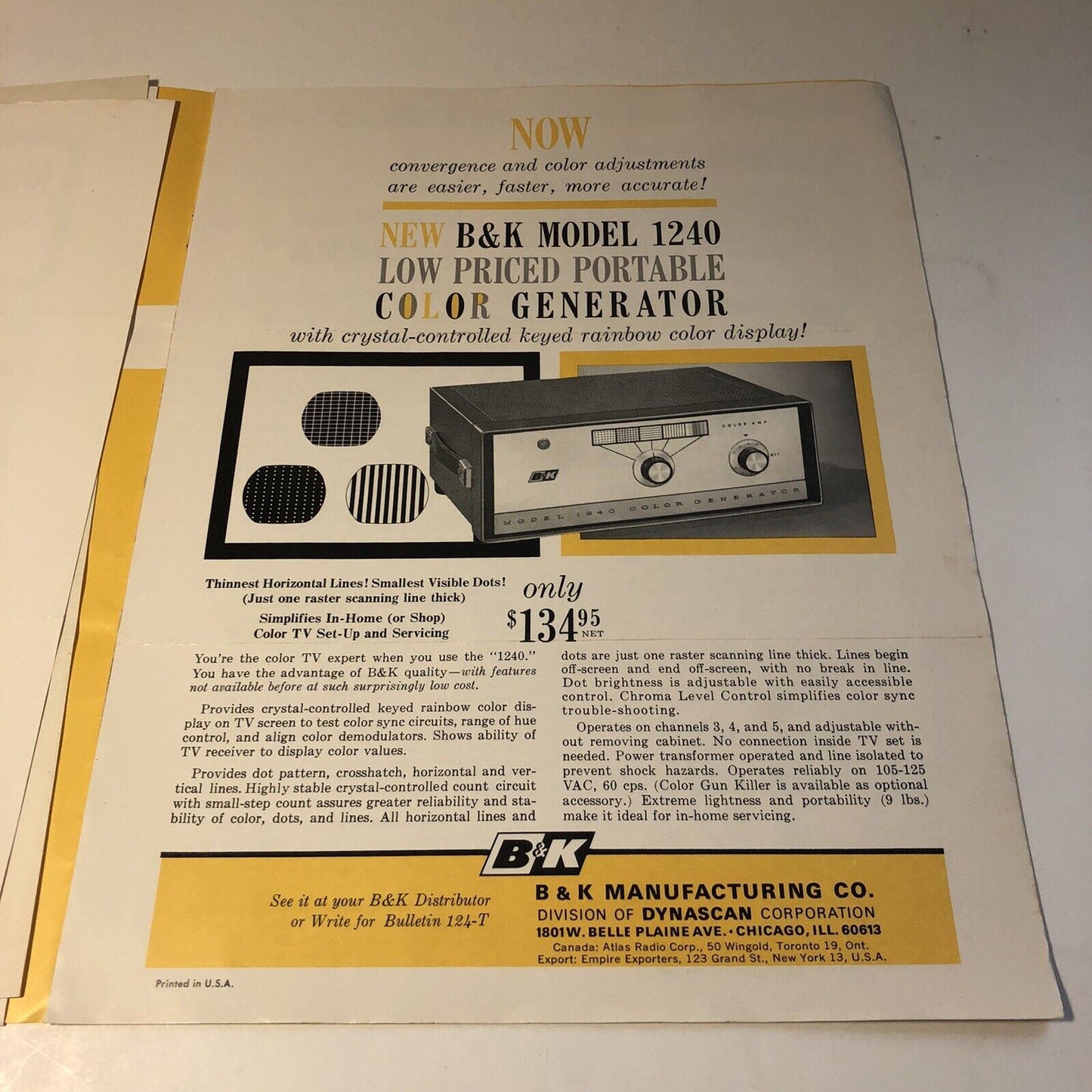 B & K Manufacturing Catalog AP21 Circa 1960s