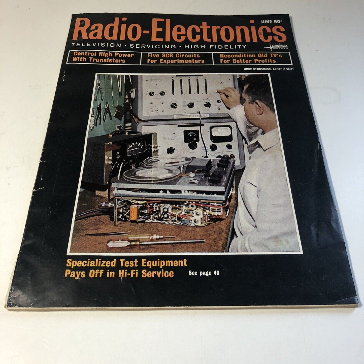 June 1964 Radio-Electronics Magazine Vol XXXV No. 6 Grensback Publications