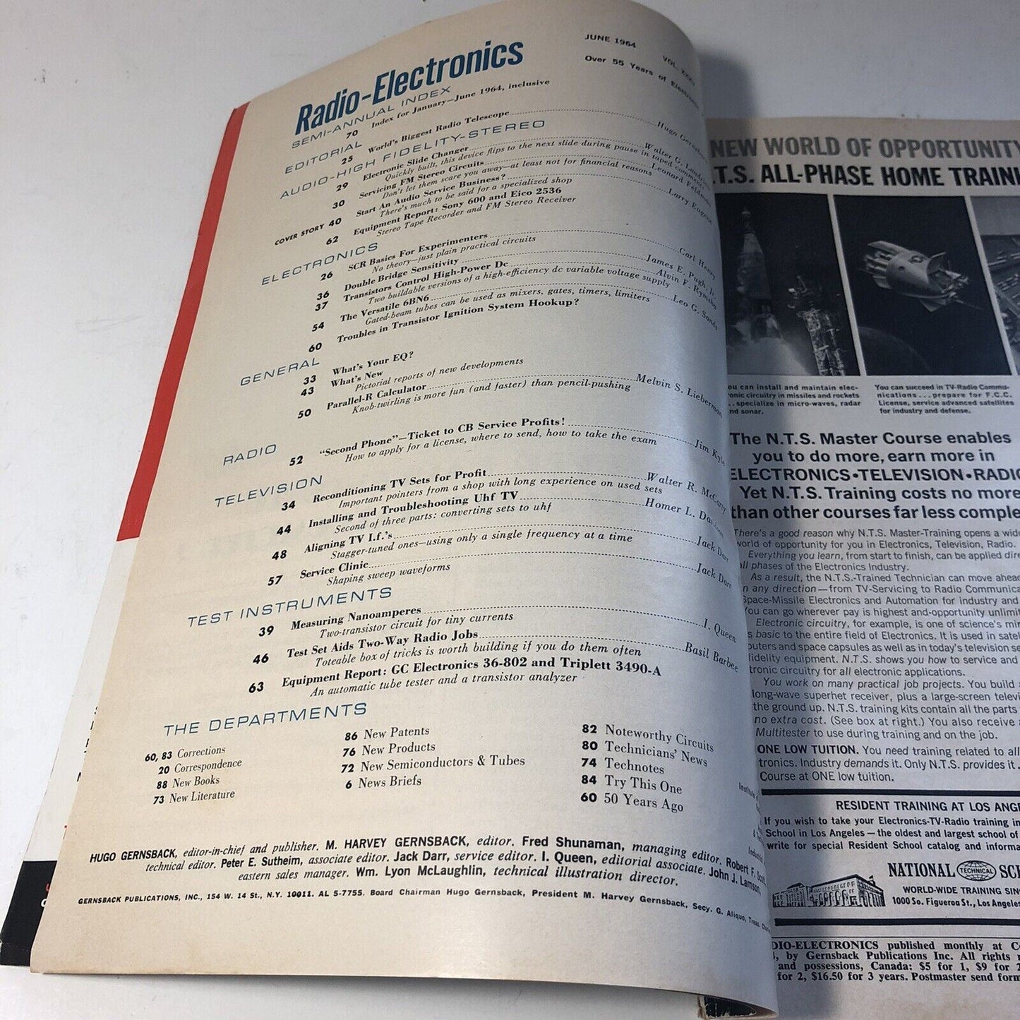 June 1964 Radio-Electronics Magazine Vol XXXV No. 6 Grensback Publications