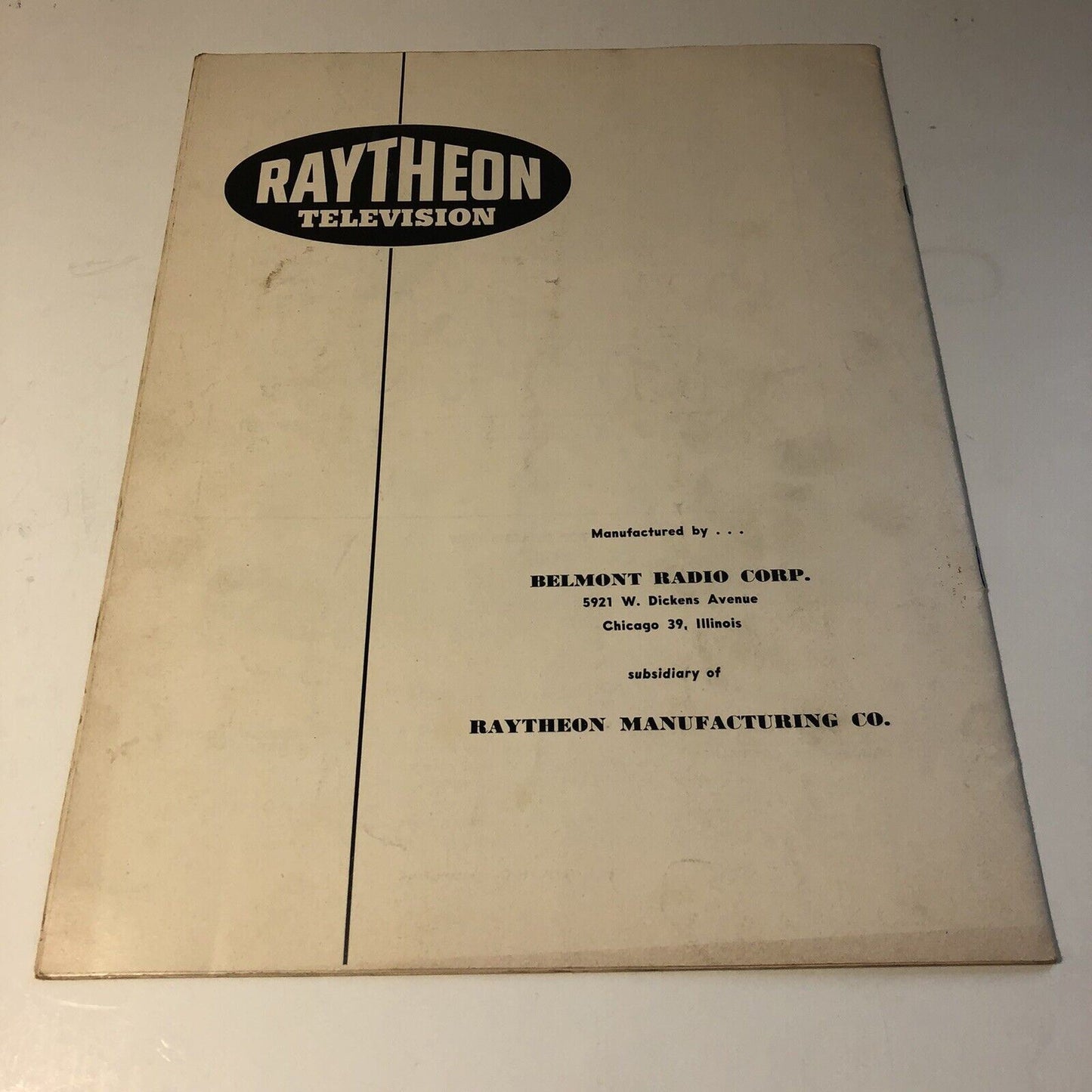 Vintage 1951 Raytheon Television Manual “How To Interpret What You See” TV
