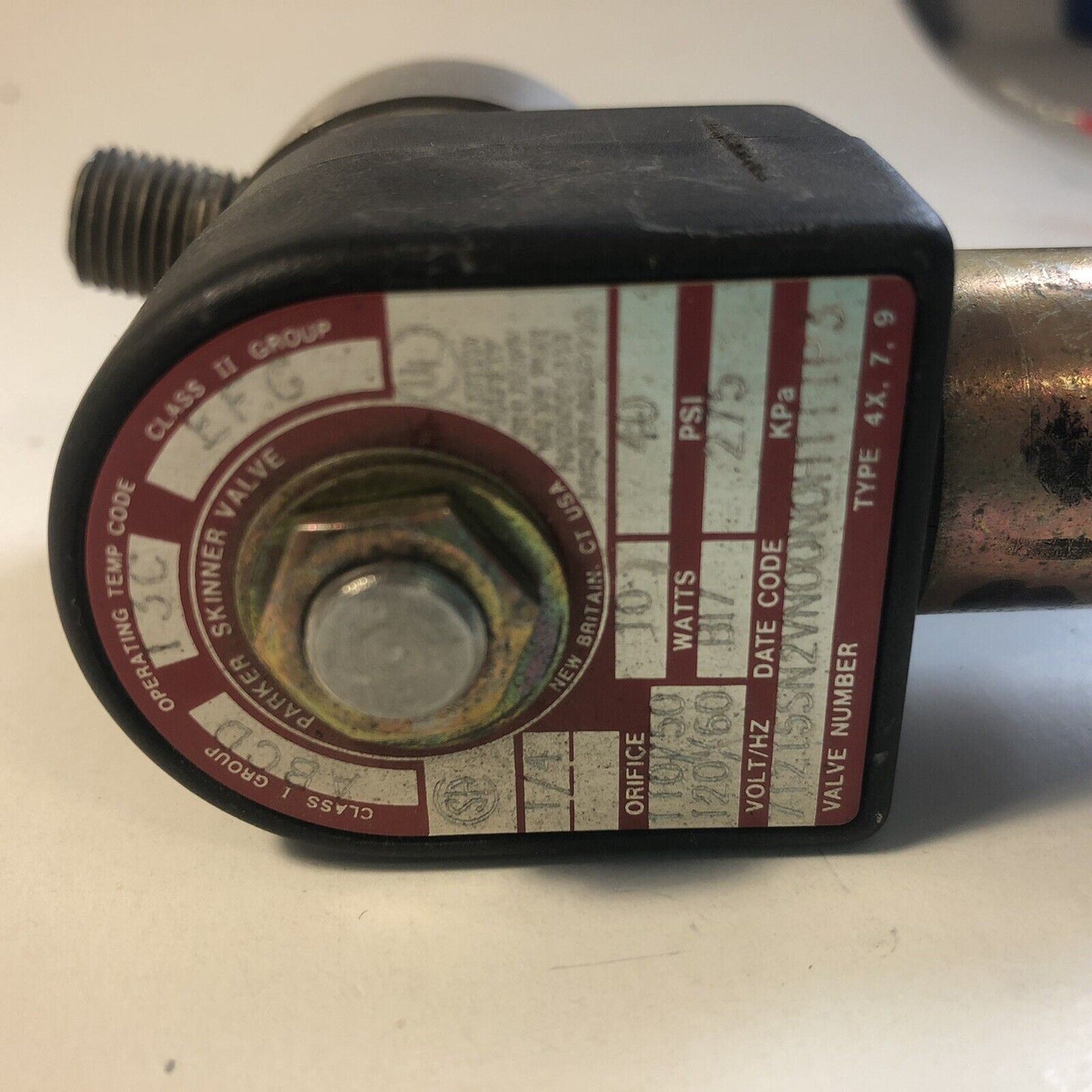 Parker Skinner Solenoid Valve 71215SN2VN00N0H111P3 40 PSI