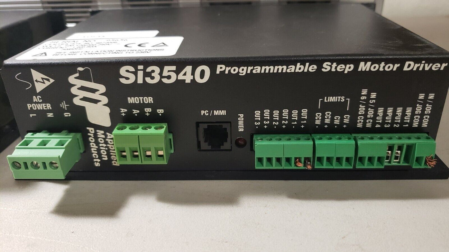 IAI X-SEL Controller X-SEL-KI-4-60B 110v with 2x Applied Motion Products Si3540