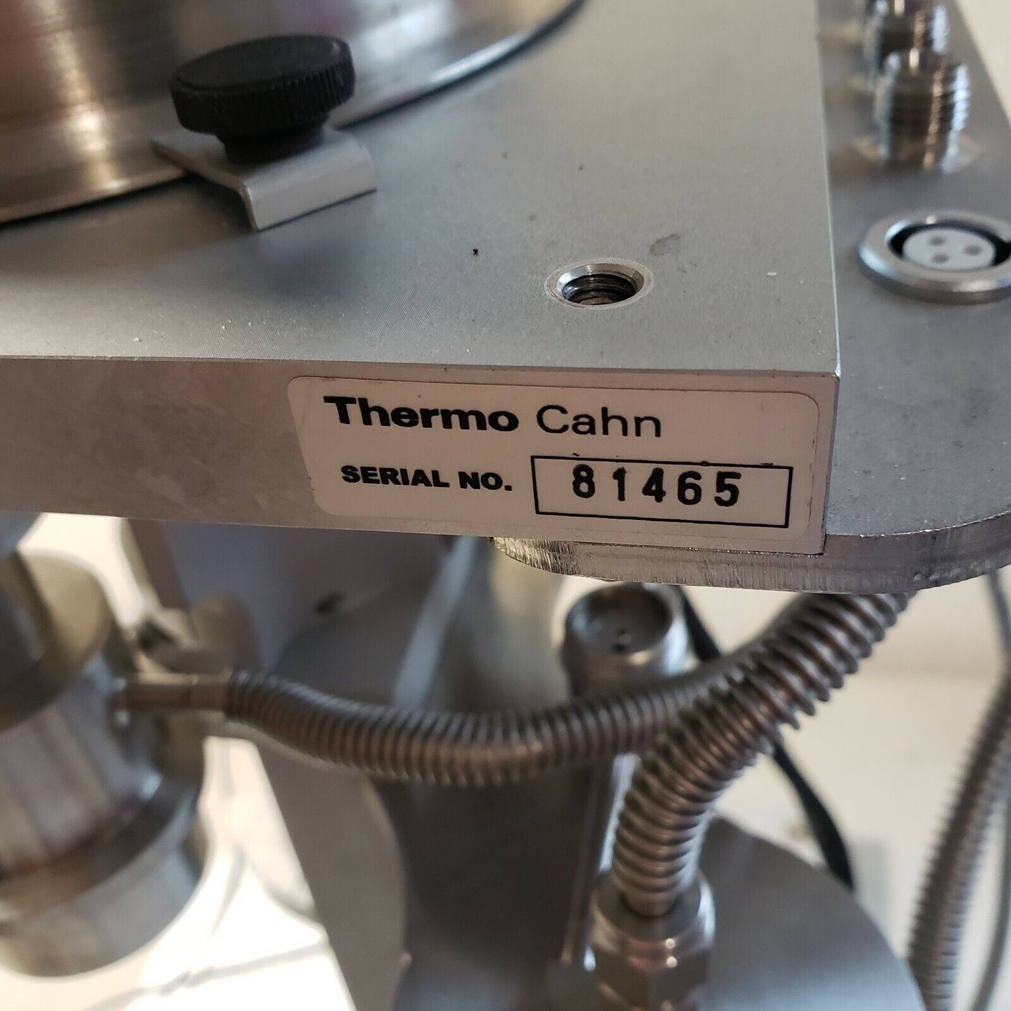 Thermo Cahn Microbalance Stand with Stainless Steel Cover For Parts