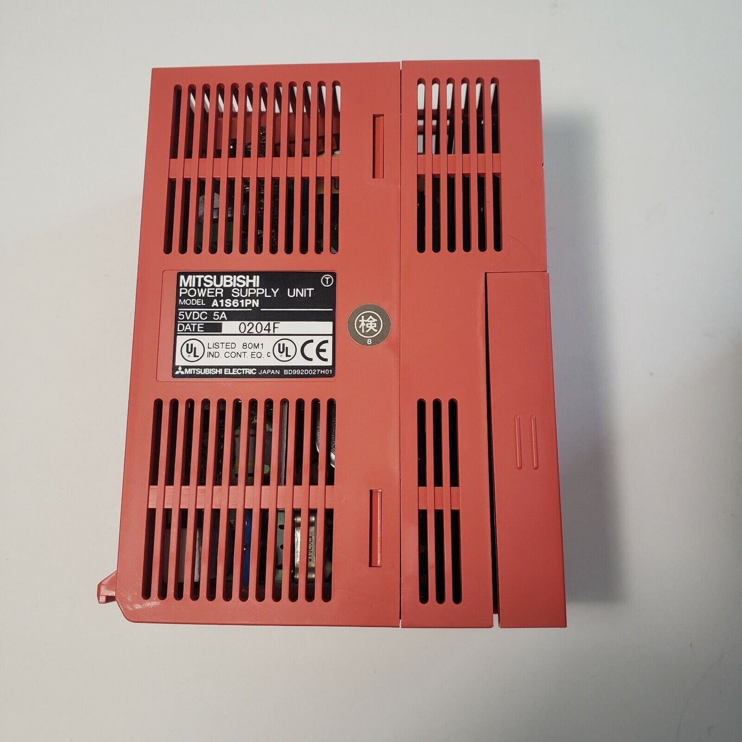 Mitsubishi MELSEC A1S61PN Power Supply 5VDC 5A Output 100-240VAC Input 50Hz/60Hz
