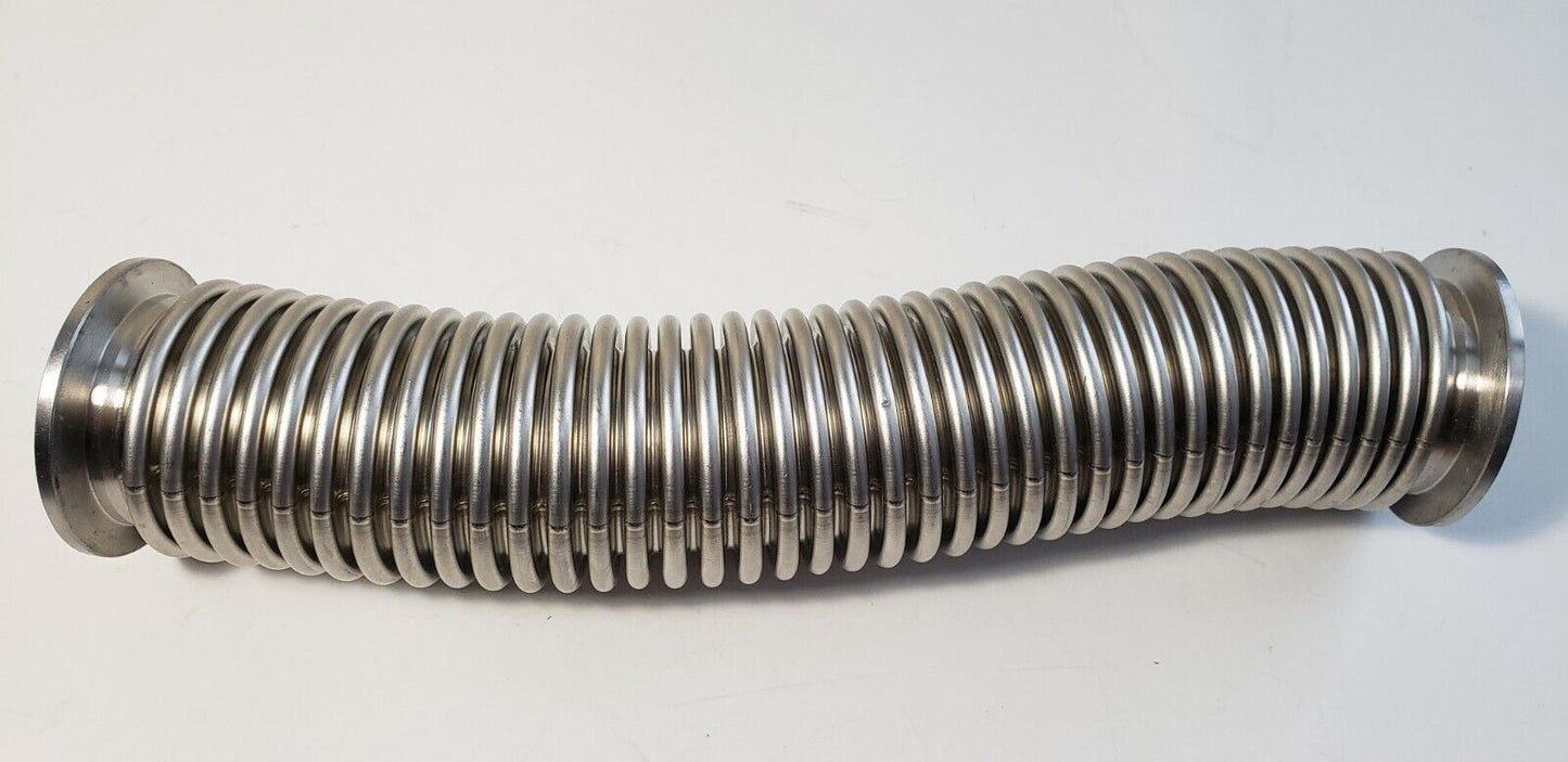 Applied Materials ISO KF40 NW40 SS Flexible Hose 250mm Length Bellows Vacuum