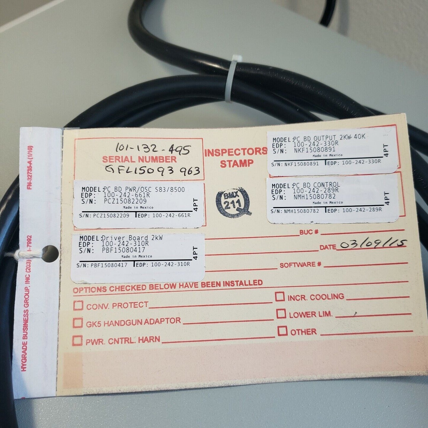 New Branson S8540-48 Ultrasonic Power Supply Generator 40KHz Series 8000