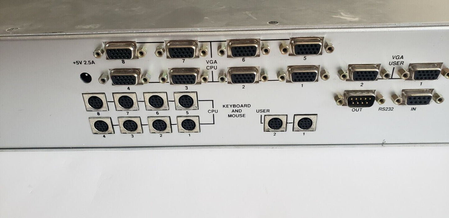 Network Technologies Incorporated NTI ST-2X8-U VGA KVM Switch