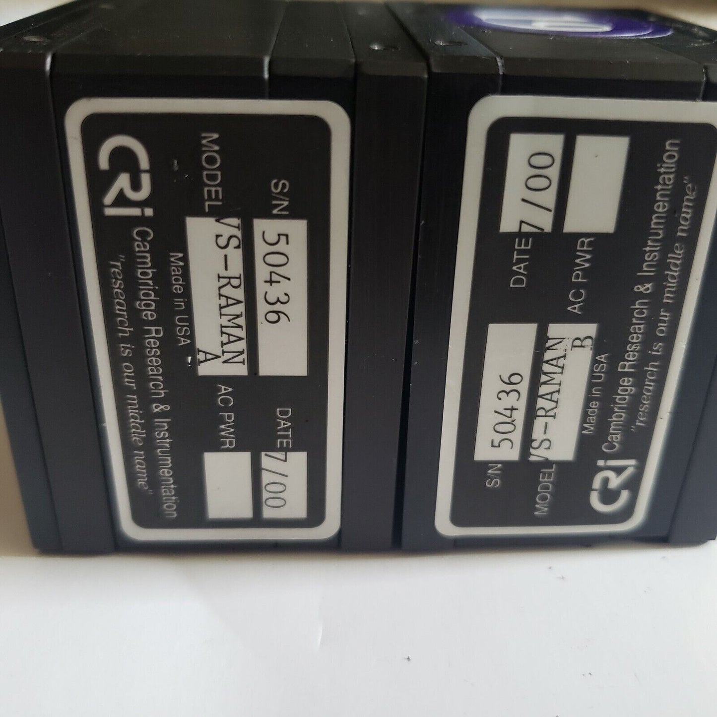 PerkinElmer VS-Raman A-B Detector Filter Cambridge Research Sensor LCTF Crystal