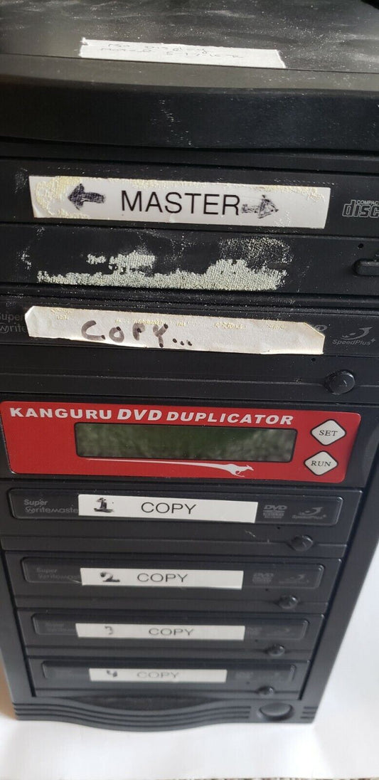 Kanguru U2-Dvddupe-D1516 Dvd Duplicator 1 To 5 20x Lightning Fast Copies Of Dvds