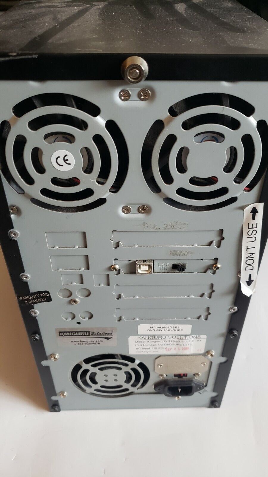 Kanguru U2-Dvddupe-D1516 Dvd Duplicator 1 To 5 20x Lightning Fast Copies Of Dvds