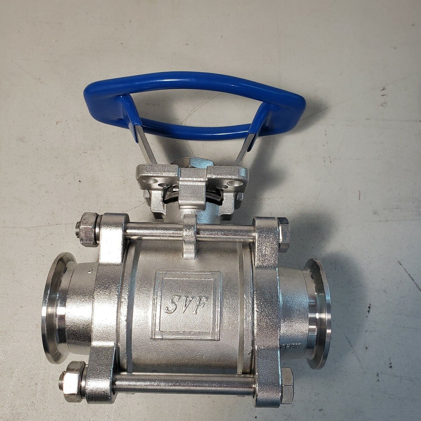 SVF Flow Controls 1 1/2" Two-Way Sanitary Valve CF8M 400WOG