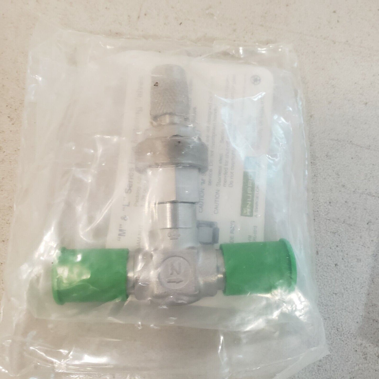 Nupro SS M L Series Fine Metering Valve Precise Stainless Steel