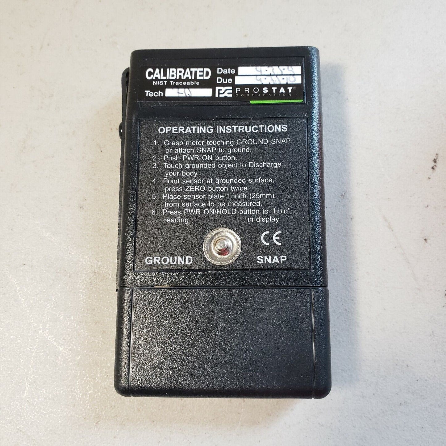 Prostat ESD Static Locator PCS-715A Cole Industries TESTED