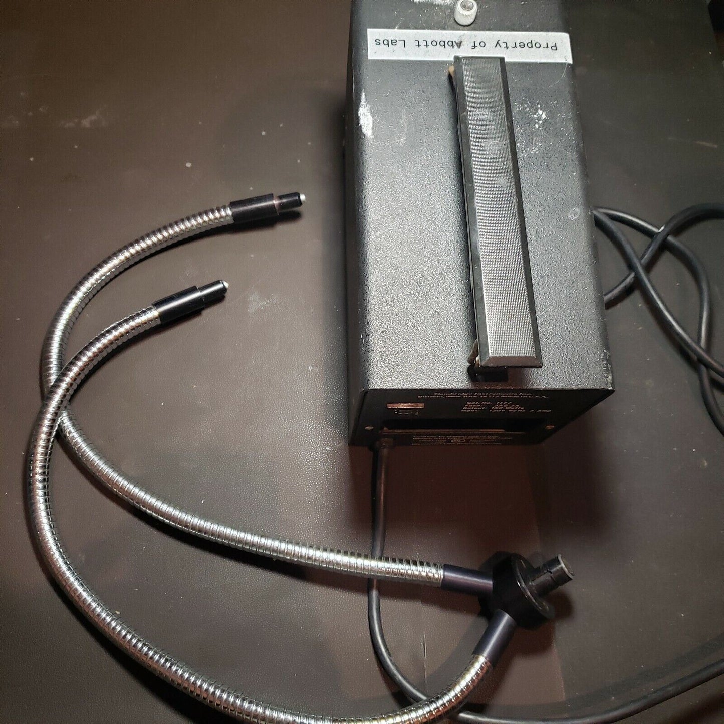 Reichert Jung Cambridge 1177 Scientific Fiber Optic Microscope Lamp Illuminator