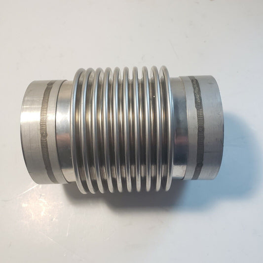 High Vacuum Bellows 3" ID Inner Diameter Fits ISO80 Flanges Adapter 5" Long