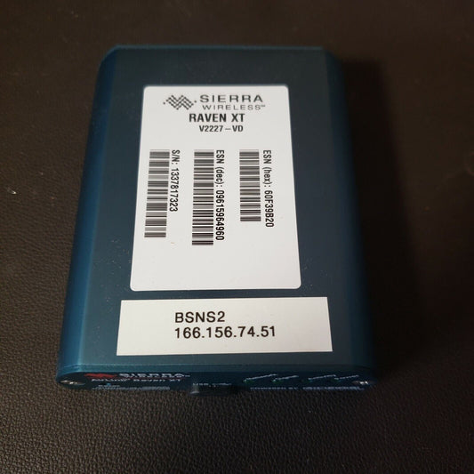 Sierra Wireless Raven XT V2227-VD Airlink USB Aleos Connectivity