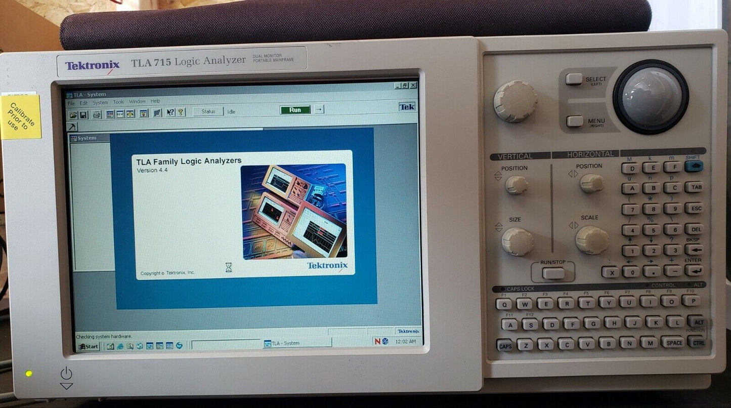 Tektronix TLA715 Logic Analyzer with TLA7AA4 Module, Manuals, Many Accessories