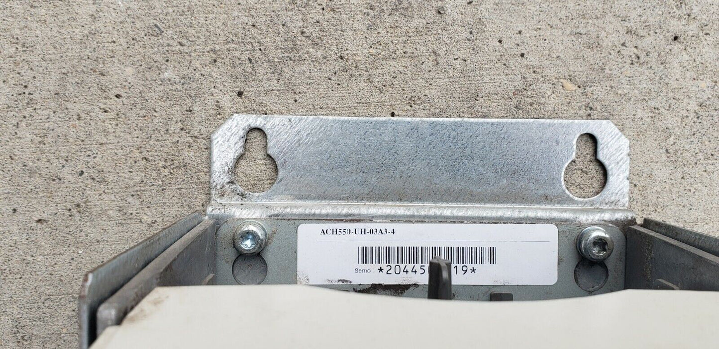 ABB ACH550-VD-03A3-4 HVAC Drive VFD 1.5HP w/ Bypass 3 Phase 380-480VAC READ DESC