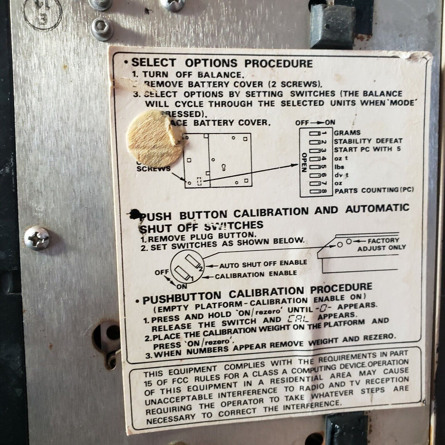 Ohaus C50l C50I Port-O-Gram Balance Scale 300g max. 0.1g with Power Supply