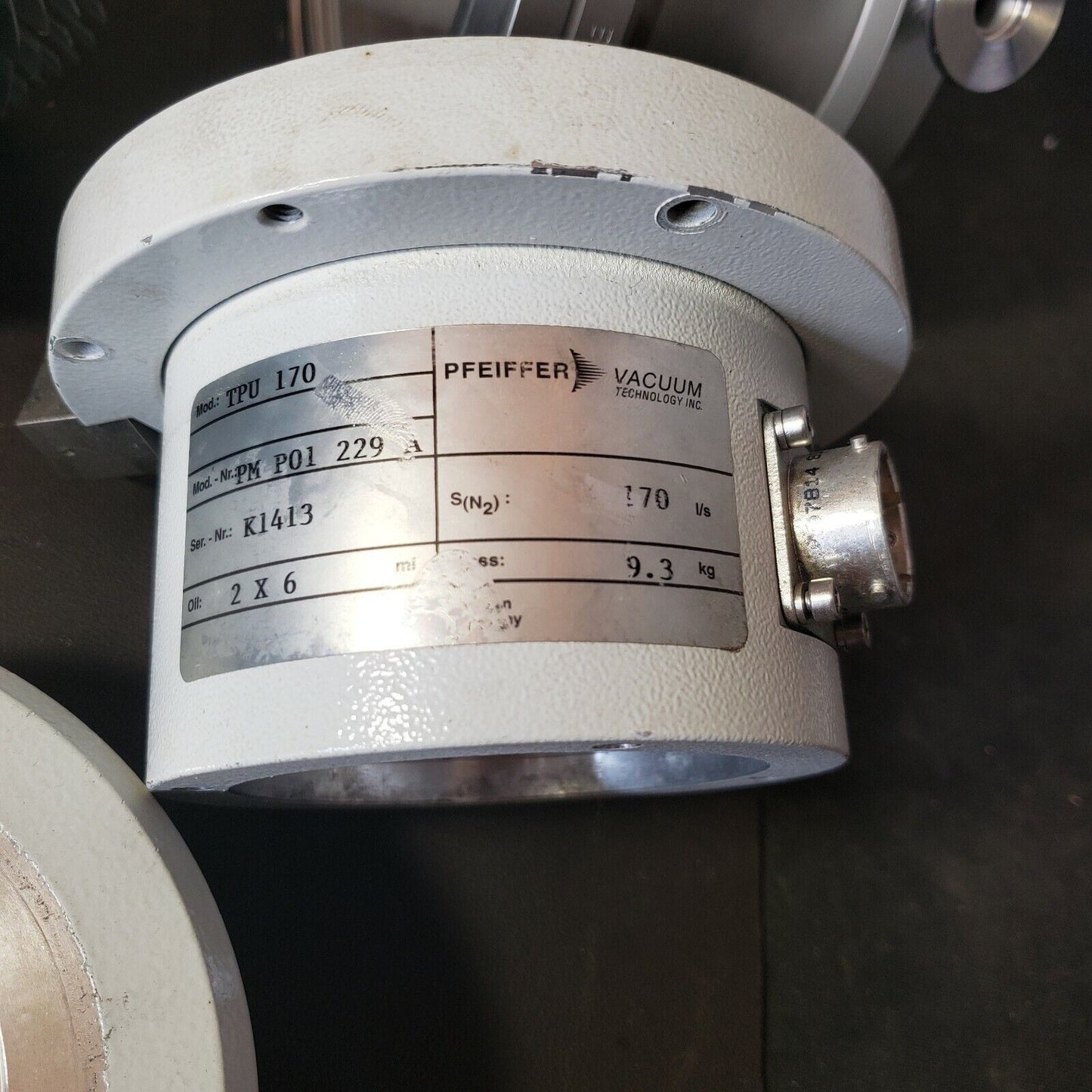 Pfeiffer TPU 170 Turbomolecular Vacuum Turbo Pump For Parts 6" CF DN100CF Flange