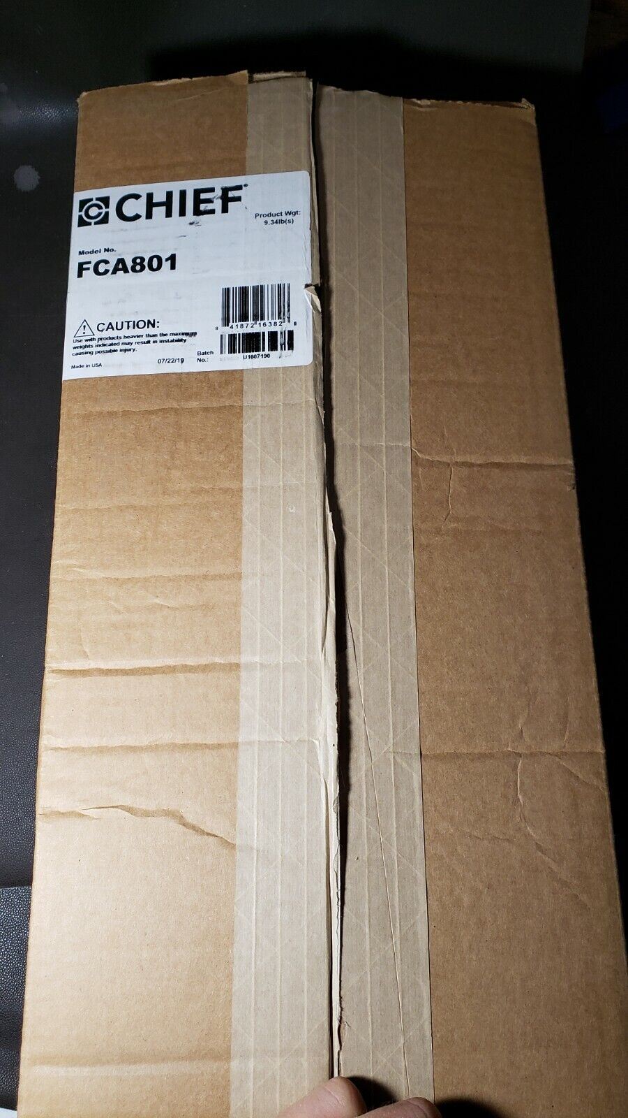 Chief FCA801 Fusion 14" Above/Below Shelf for Large Displays New