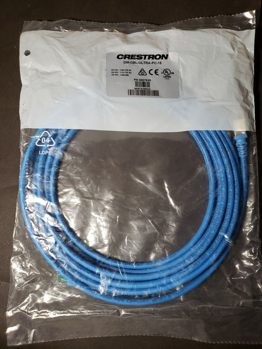 Crestron DM-CBL-ULTRA-PC-15 Digital Media Ultra Patch Cable -15 Foot- 6507639