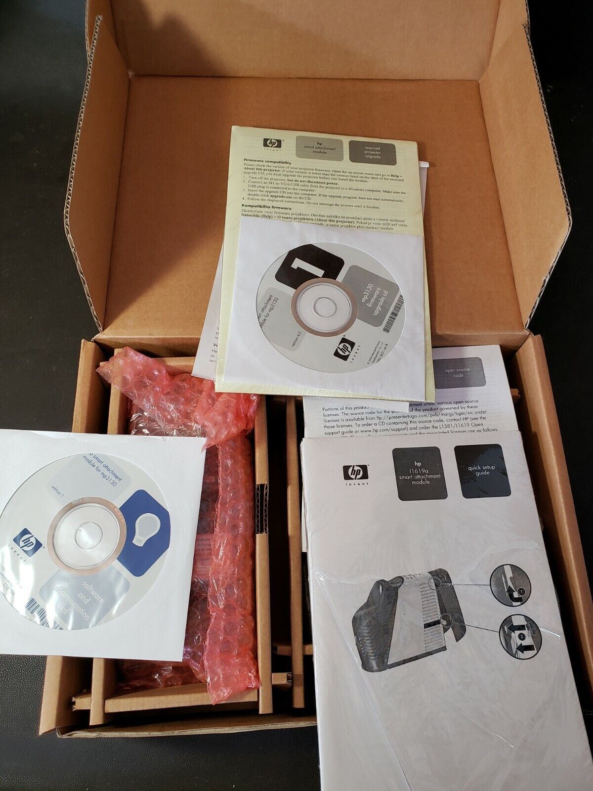 HP L1619A Smart Attachment Module With Software and Manuals for mp13130