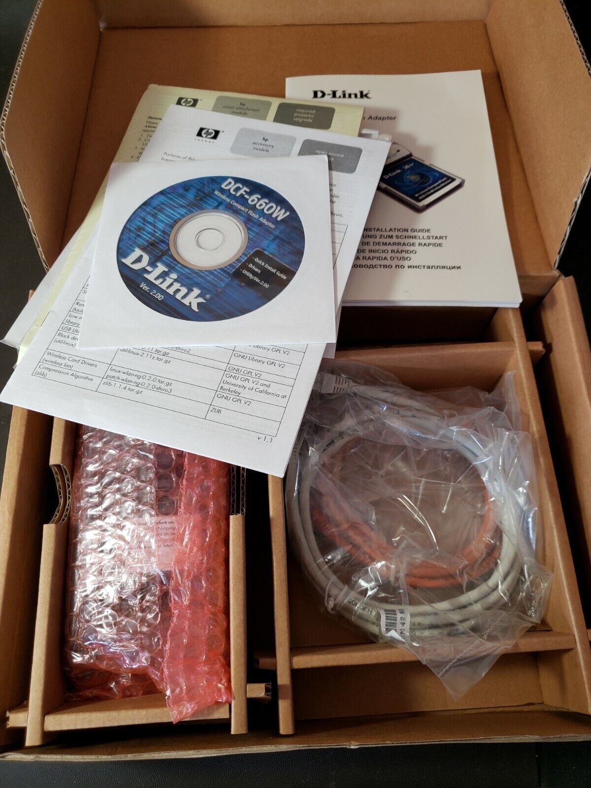 HP L1619A Smart Attachment Module With Software and Manuals for mp13130