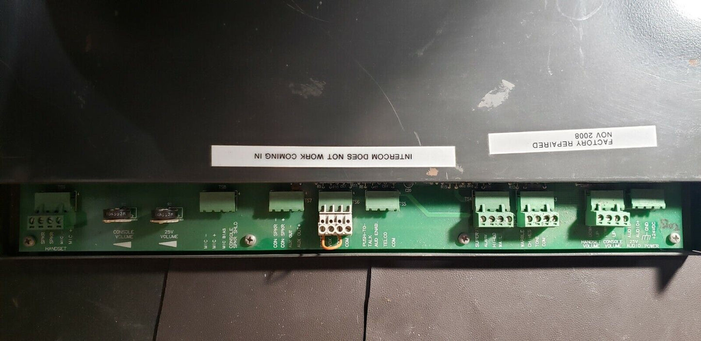 Dukane 9A1875B PA Intercom Amplifier Speakers 25V 16W Working DOES NOT WORK IN