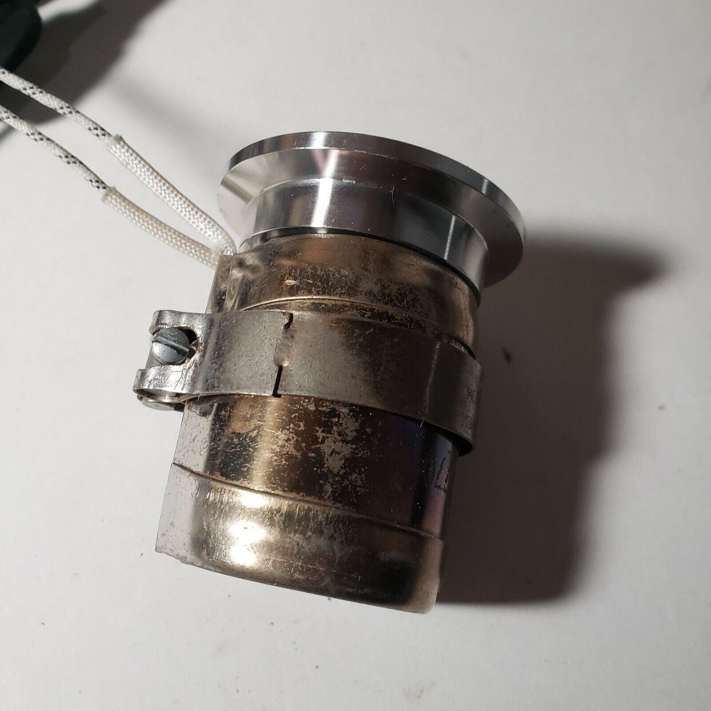 ISO KF40 Fitting Half Nipple with Heating Element SS High Vacuum Storage Vial