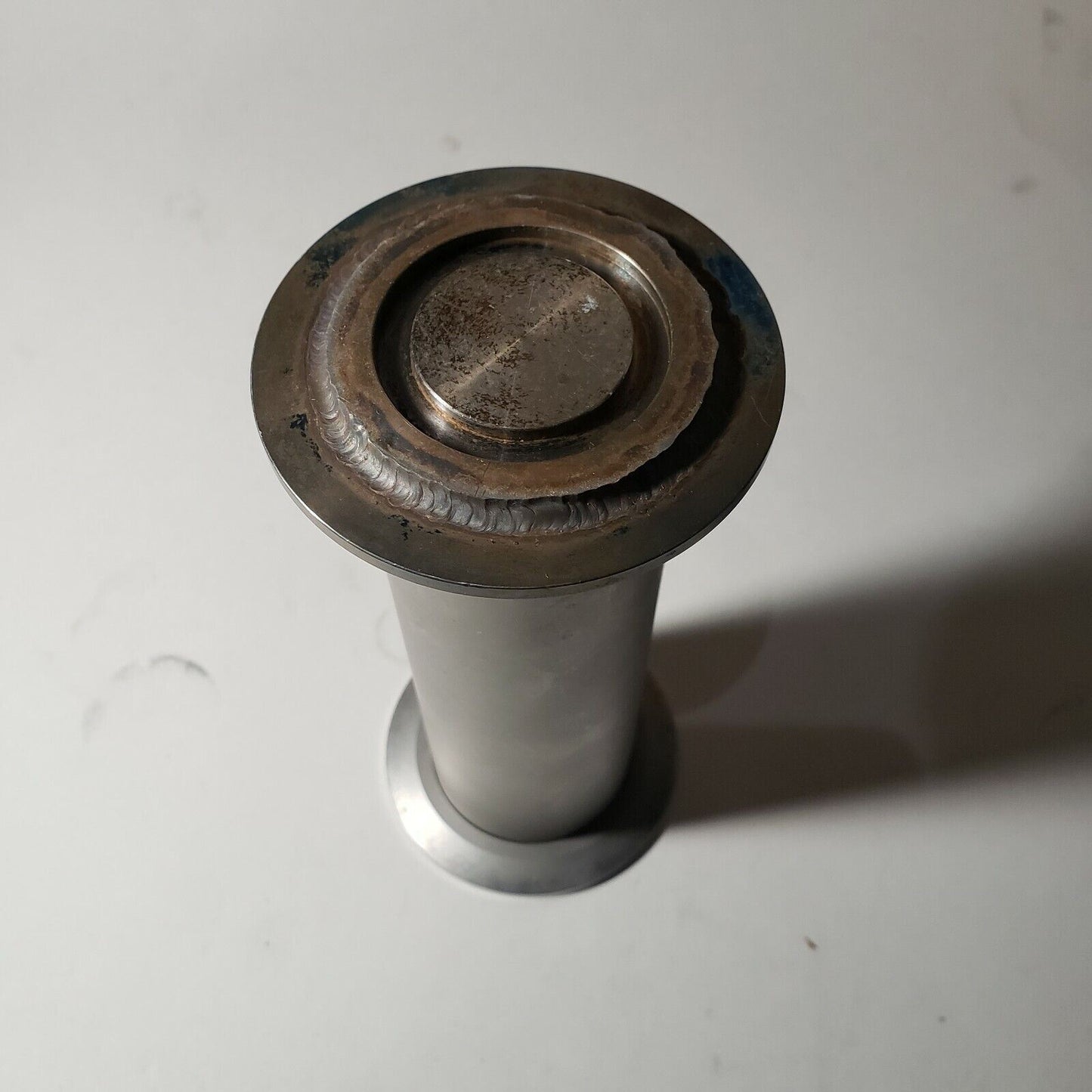 ISO KF50 NW50 High Vacuum Half Nipple 6" Long Closed Side Stainless Steel