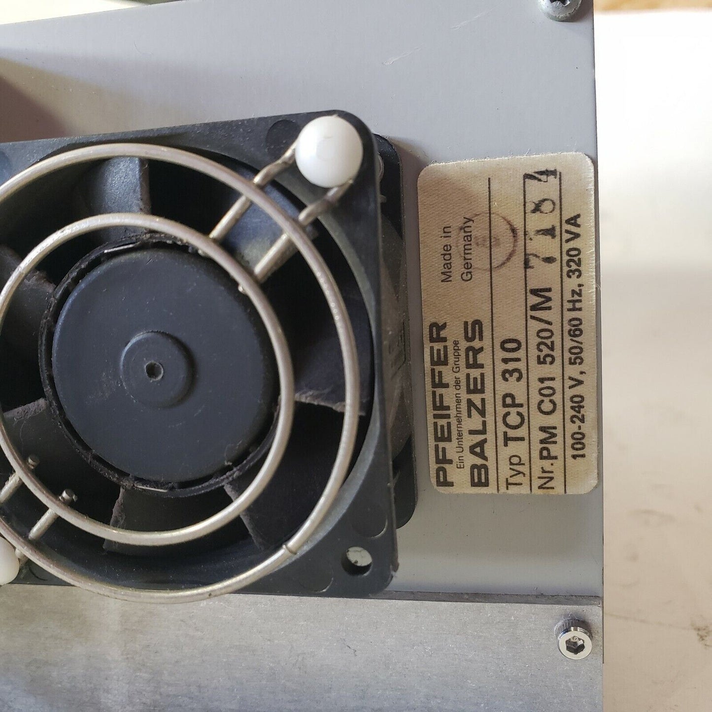 Pfeiffer Balzers TCP 310 PM C01 520/M Turbomolecular Vacuum Pump Power Supply