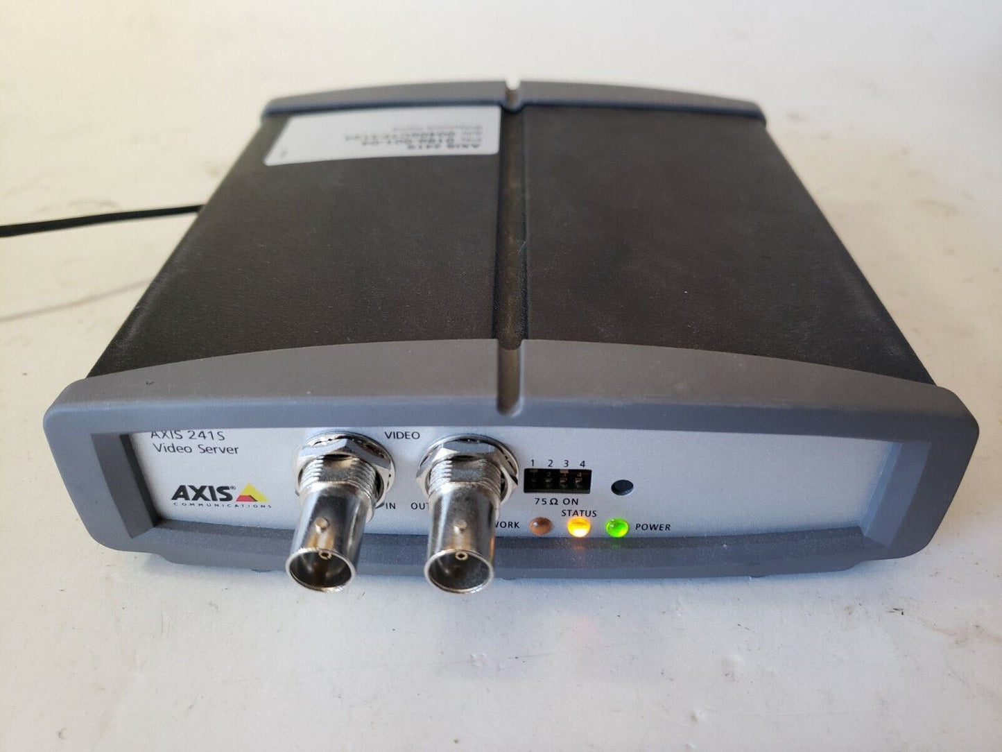 AXIS 241S Video Server 0186-001-04 Network IP Security Surveillance CCTV w/Power