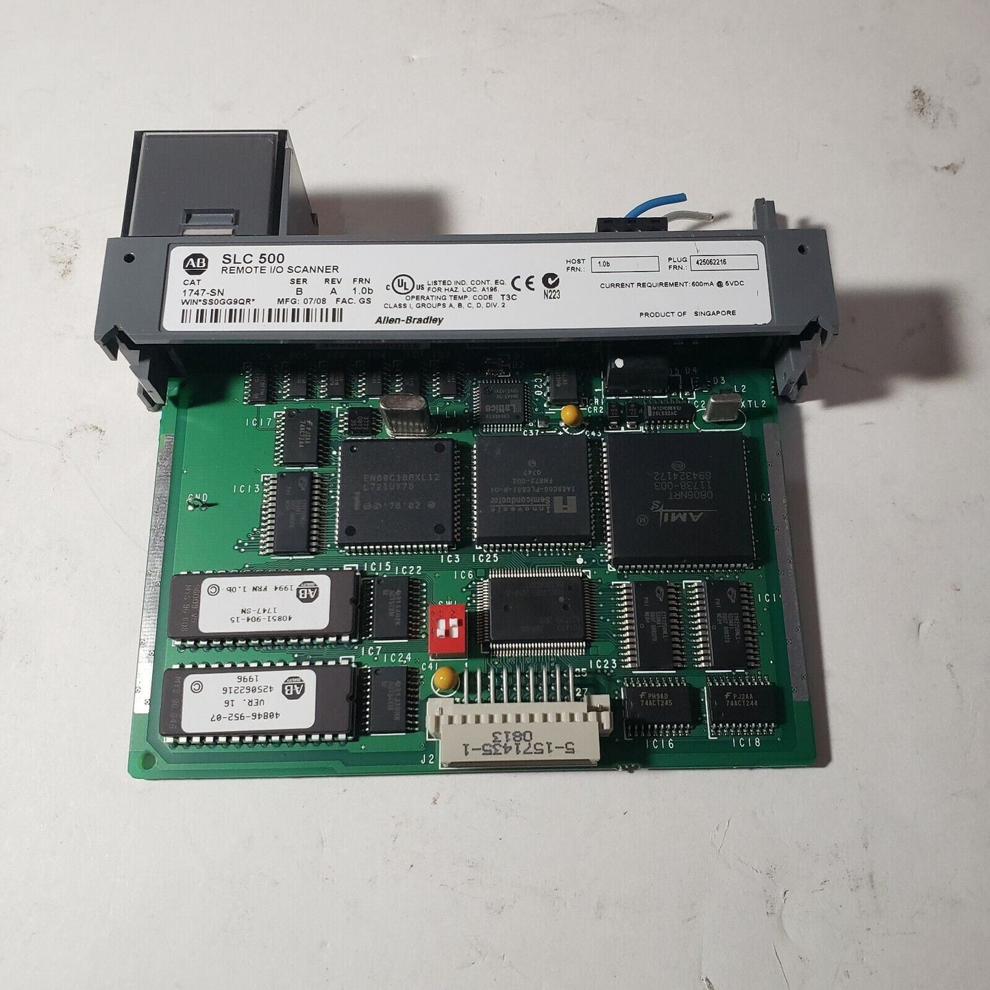 Allen Bradley 1747-SN Series B SLC 500 Remote I/O Scanner Rev. A