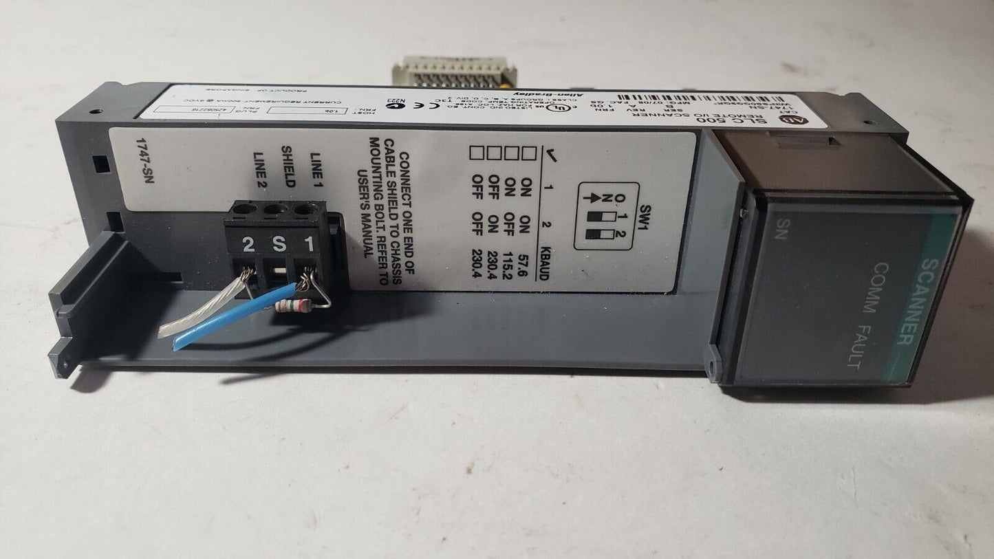 Allen Bradley 1747-SN Series B SLC 500 Remote I/O Scanner Rev. A