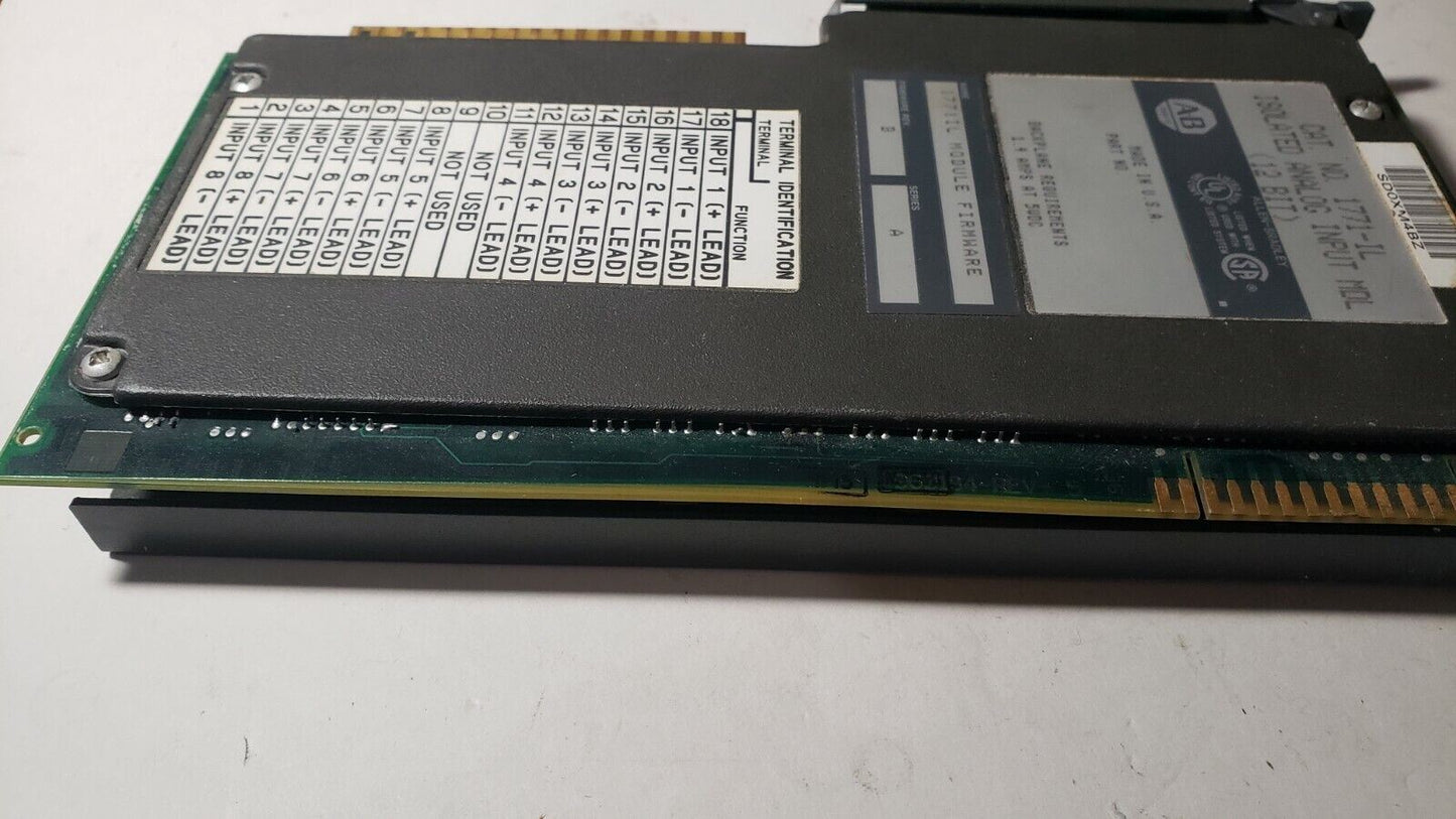 Allen Bradley 1771-IL Isolated Analog Input Module MDL 12 BIT