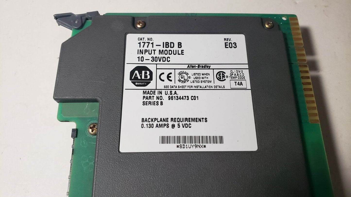 Allen-Bradley 1771-IBD/B 1771-IBD B Input Module 10-30VDC 96134473