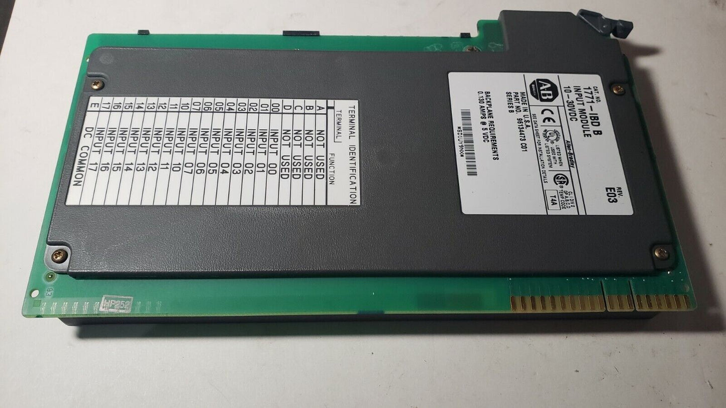 Allen-Bradley 1771-IBD/B 1771-IBD B Input Module 10-30VDC 96134473