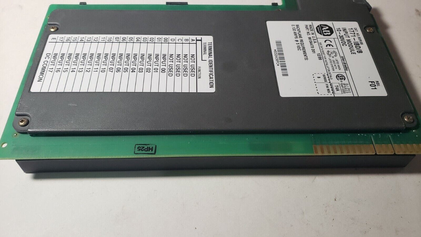 Allen-Bradley 1771-IBD/B 1771-IBD B Input Module 10-30VDC 96134473