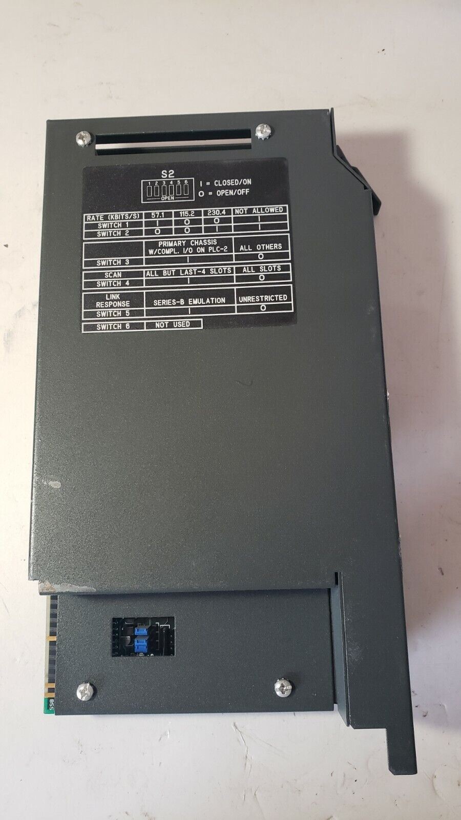 Allen Bradley 1771-ASB C Remote I/O Adapter Module Rev E Ser C