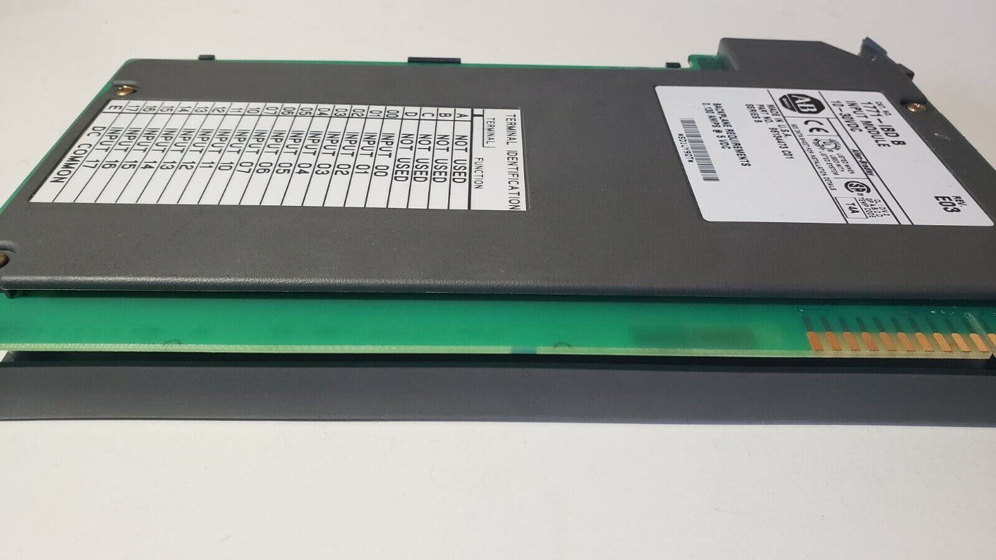 Allen-Bradley 1771-IBD/B Input Module 10-30VDC PLC-5 PN 96134473